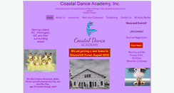 Desktop Screenshot of coastaldance.net